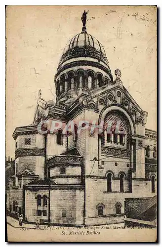 Cartes postales Tours I et L la basilique Saint Martin