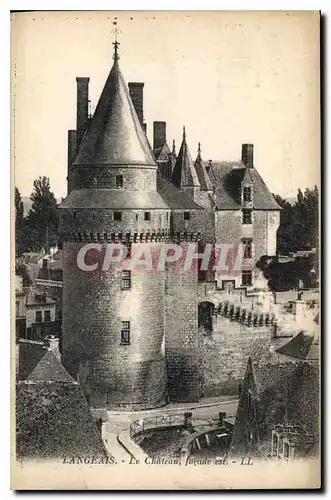 Cartes postales Langeais le Chateau Facade Est