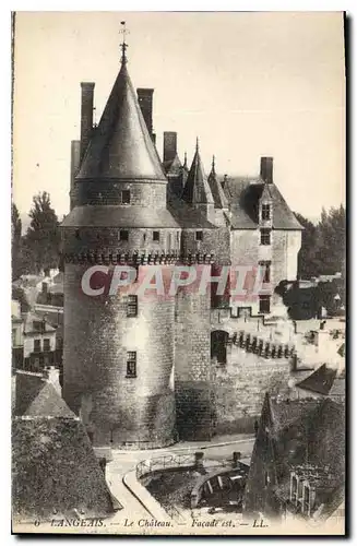 Ansichtskarte AK Langeais le Chateau facade est