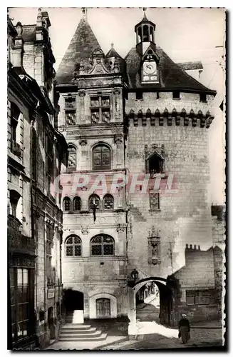 Cartes postales Loches Indre et Loire l'Hotel de Ville et la Porte Picoys
