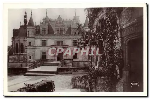 Cartes postales Chateaux de la Loire Chateau de Chenonceaux Aile Thomas Bahier et detail de la Tour des Marques