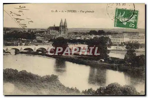 Cartes postales Tours vue generale