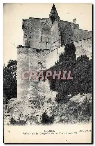 Ansichtskarte AK Louches Ruines de la Chapelle de la Tour Louis XI