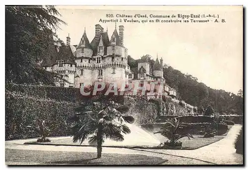 Ansichtskarte AK Chateau d'Usse Commune de Rigny Usse I et L Appartint a Vauban qui en fit construite les Terrass