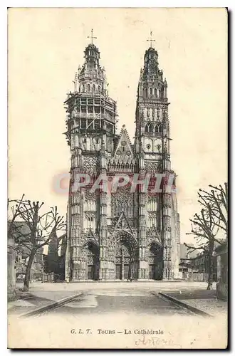 Cartes postales Tours la Cathedrale