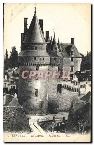 Ansichtskarte AK Langeais le Chateau Facade Est