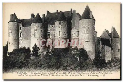 Cartes postales Luynes le Chateau Ouest Construit au XII siecle sur l'emplacement d'une fortresse restaure et ag