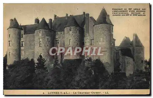 Cartes postales Luynes I et L le Chateau Ouest