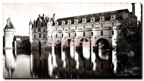 Ansichtskarte AK Chenonceaux I et L le Chateau sur I Cher Facade Ouest