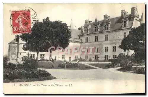 Ansichtskarte AK Amboise la Terrasse du Chateau