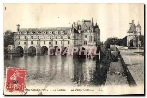 Cartes postales Chenonceaux le Chateau la Facade Orientale