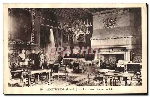 Cartes postales Montresor I et L le Grand Salon