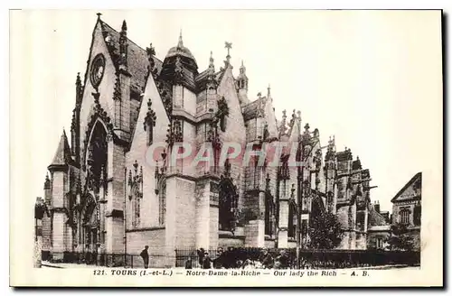 Cartes postales Tours I et L Notre Dame la Riche