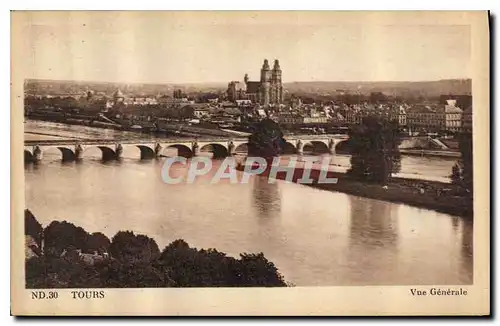 Cartes postales Tours vue generale