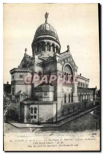 Ansichtskarte AK Tours I et L la Basilique St Martin Laloux architecte Cote Nord Ouest