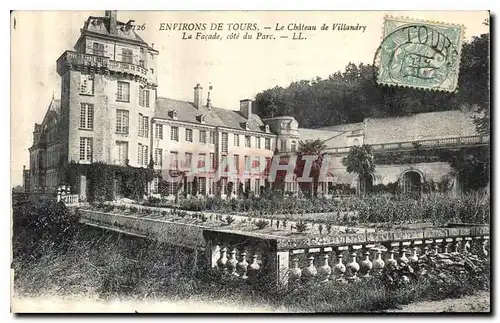 Ansichtskarte AK Environs de Tours le Chateau de Villandry la Facade cote du Parc