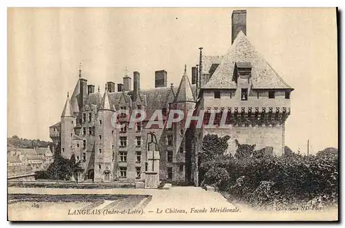 Ansichtskarte AK Langeais Indre et Loire le Chateau Facade Meridionale