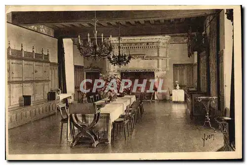 Cartes postales Chateaux de la Loire Chateau de Langeais XV S Salle a manger ancienne salle des Gardes