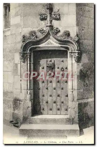 Ansichtskarte AK Langeais le Chateau une Porte