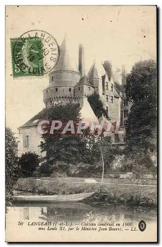 Ansichtskarte AK Langeais I et L Chateau construit en 1460 sous Louis XI par le Ministre Jean Bourre