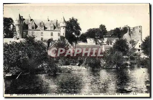 Cartes postales Mont Resor vue d'ensemble du chateau et des Vieilles Tours les bords de l'Indre