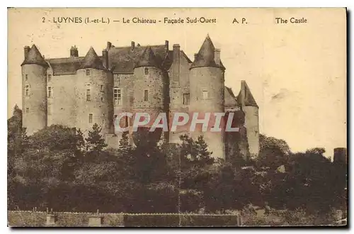 Cartes postales Luynes I et L le Chateau Facade Sud Ouest