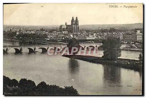 Cartes postales Tours Vue generale