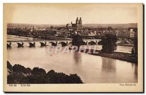 Cartes postales Tours vue generale