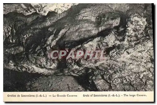 Ansichtskarte AK Grottes de Savonnieres I et L la Grande Caverne