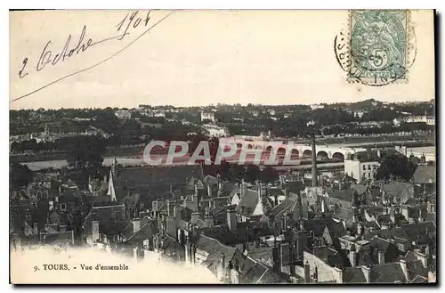 Cartes postales Tours vue d'ensemble