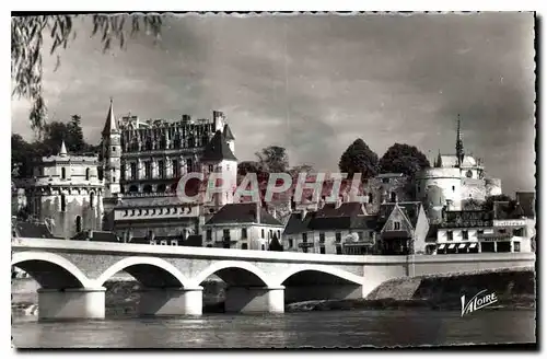 Ansichtskarte AK Les Merveilles du Val de Loire Amboise Indre et Loire le Chateau XV siecle son enceinte et la Ch