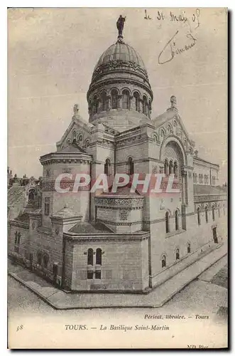 Cartes postales Tours la Basilique Saint Martin