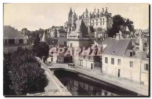 Ansichtskarte AK Loches vue generale