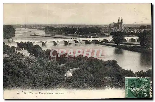 Cartes postales Tours vue generale