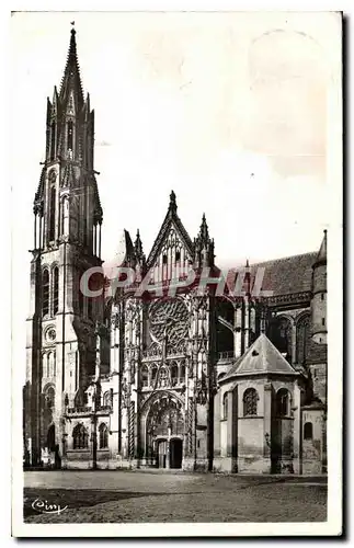 Ansichtskarte AK Senlis Oise la Cathedrale XII siecle