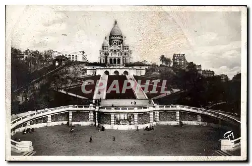 Ansichtskarte AK Paris et ses Merveilles Sacre Coeur et Escalier monumental