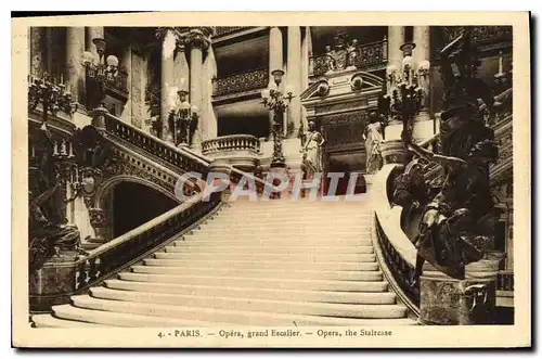 Cartes postales Paris Opera Grand Escalier