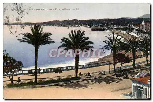 Cartes postales Nice le Promenade des Etats Unis