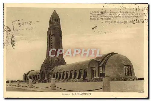 Cartes postales Ossuaire de Douaumont