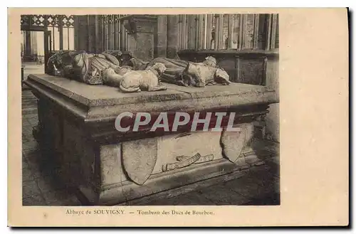 Cartes postales Abbaye de Souvigny Tombeau des Ducs de Bourbon