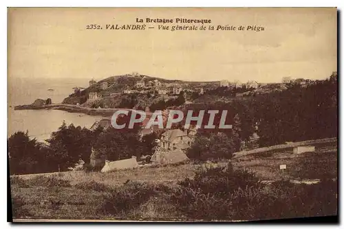 Ansichtskarte AK La Bretagne Pittoresque Val Andre Vue generale de la Pointe Piegu