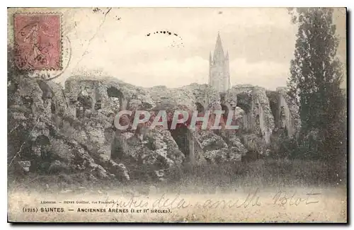 Cartes postales Saintes Anciennes Arenes