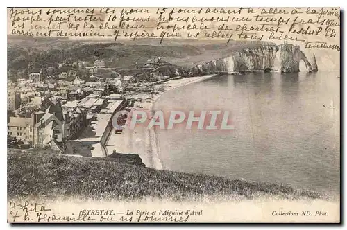 Cartes postales Etretat La Porte et l'Aiguille d'Aval