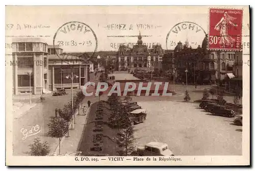 Cartes postales Vichy Place de la Republique