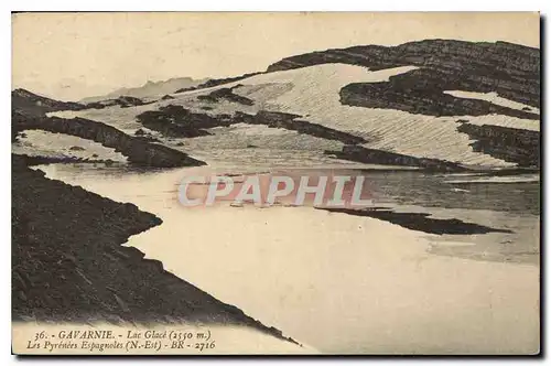 Cartes postales Gavarnie Lac Glace Les Pyrenees Espagnoles