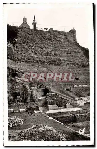 Cartes postales Vienne L'ancien Theatre romain et N Dame de Pipet