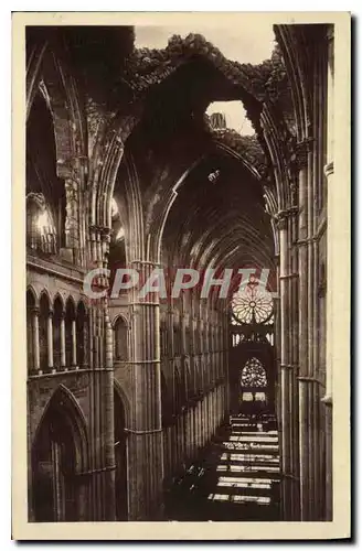 Ansichtskarte AK La Cathedrale de Reims apres la Guerre Vue interieure