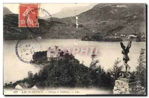 Cartes postales Lac d'Annecy Duingt et Talloires