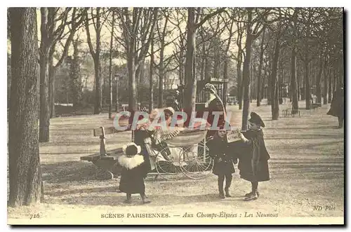 REPRO Scenes parisiennes Aux Champs Elysees Les Nonnous