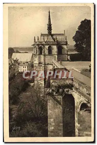 Ansichtskarte AK La Douce France Chateaux de la Loire Chateau d'Amboise Indre et Loire La Chapelle St Hubert